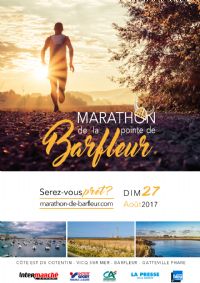 Marathon de la Pointe de Barfleur. Le dimanche 27 août 2017 à Barfleur. Manche.  09H30